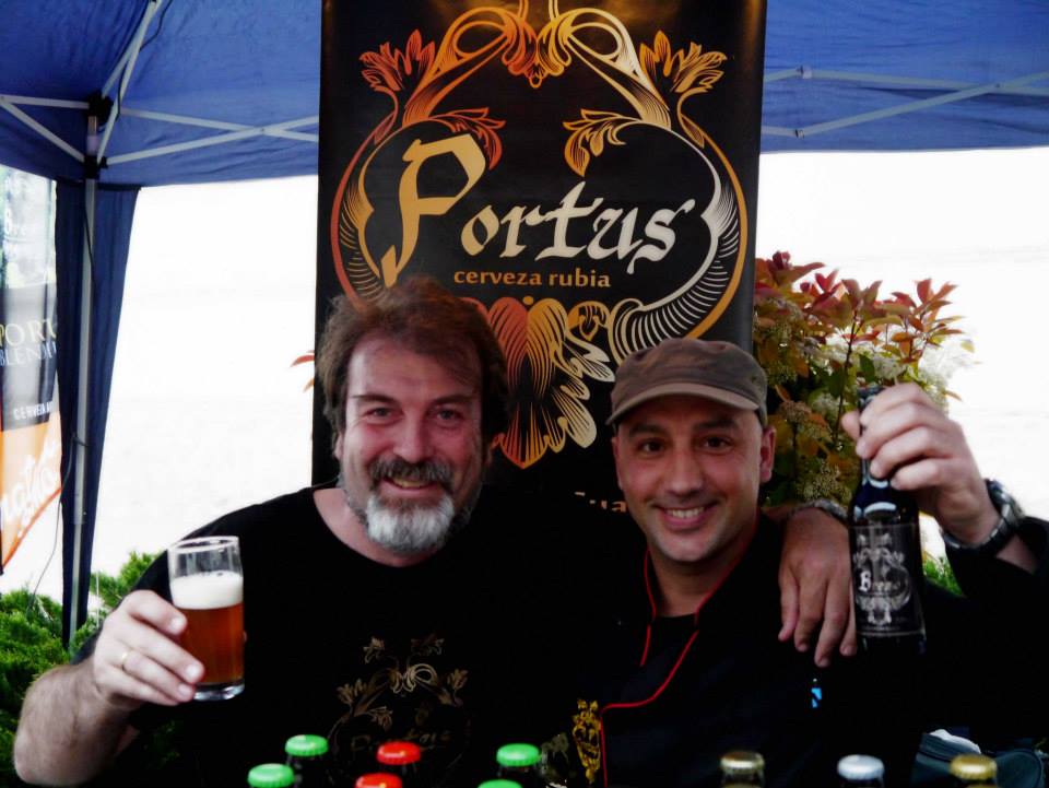 Stand de Portus Blendium Beers en el I Festival de Cerveza Artesana Torrijos Beer Festival & Monkey Beer