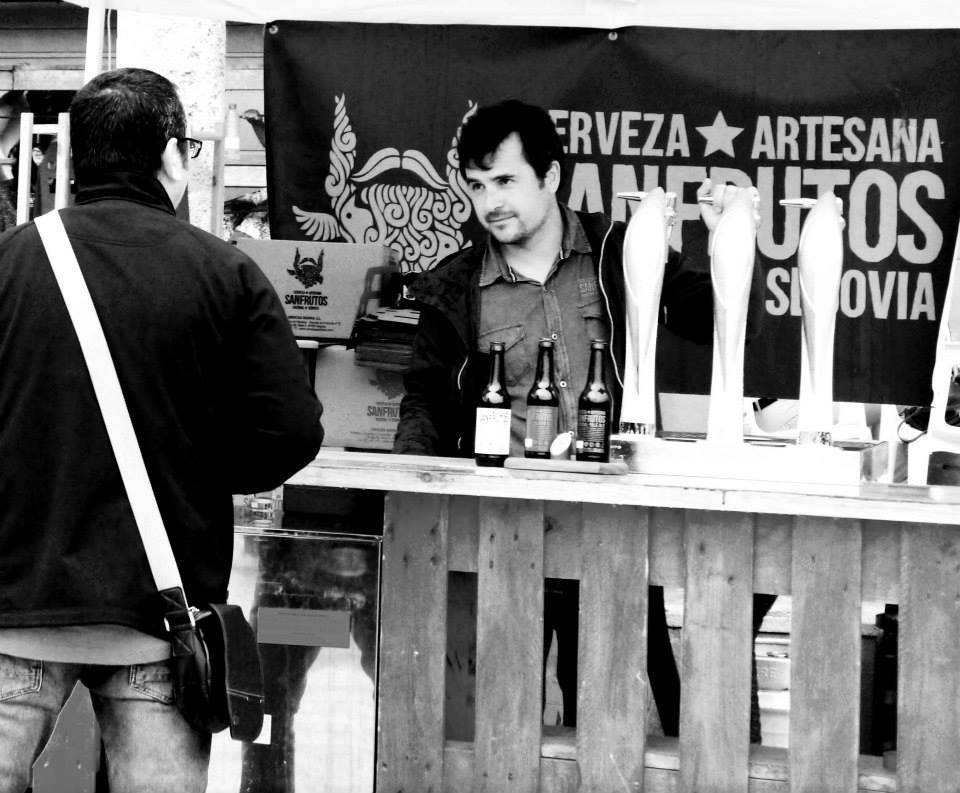 Stand de Cervezas Sanfrutos en el I Festival de Cerveza Artesana Torrijos Beer Festival & Monkey Beer